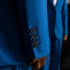 Bright Blue Peak-Lapel Tailored Suit 4