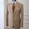 Tailored Champagne Beige Business Suit 4