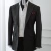 Tailored Charcoal Grey Business Suit