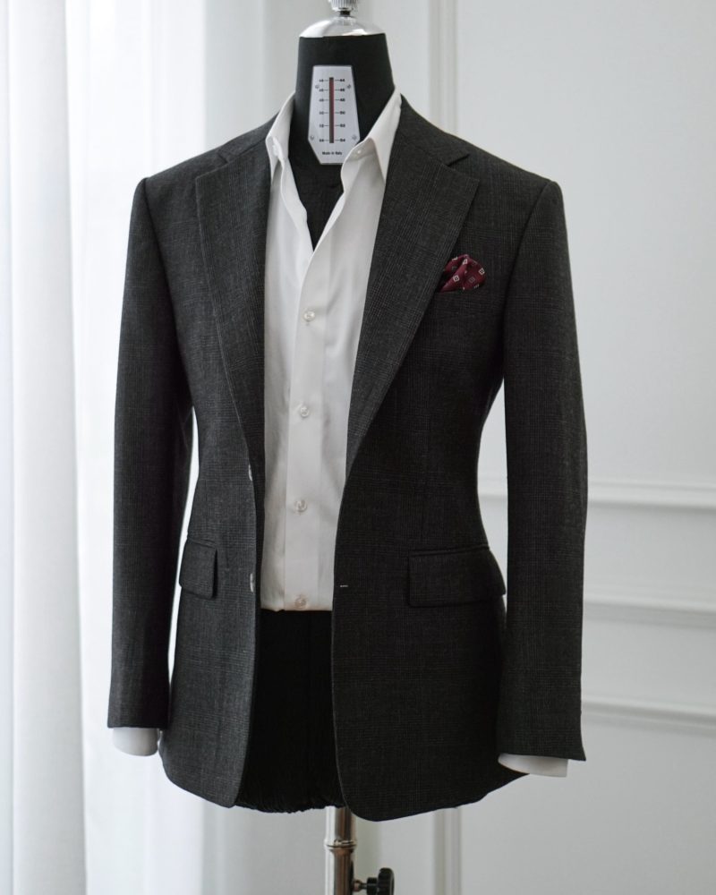 Tailored Charcoal Grey Business Suit