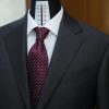 Charcoal Grey Tailored Wool-Cashmere Business Suit 3