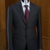Charcoal Grey Tailored Wool-Cashmere Business Suit 4