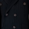 Charcoal Pinstripe Double-Breasted Tailored Suit 3