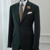 Forest Green Tailored Wool-Cashmere Suit 3