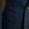 Navy Check Tailored Double-Breasted Suit 3