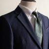 Navy Merino Wool Tailored Business Suit 5