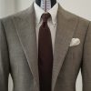 Taupe Grey Tailored Business Suit